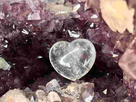 Cristal de Roche Coeur 4cm 47gr