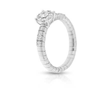 Bague ressort  0.43 Ct SI Ob