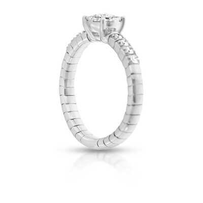 Bague ressort  0.43 Ct SI Ob