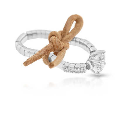 Bague ressort  0.43 Ct SI Ob